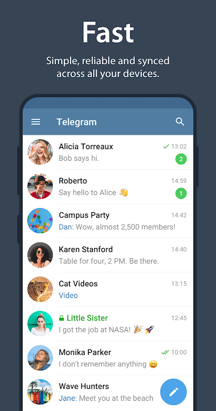 تطبيق Telegram