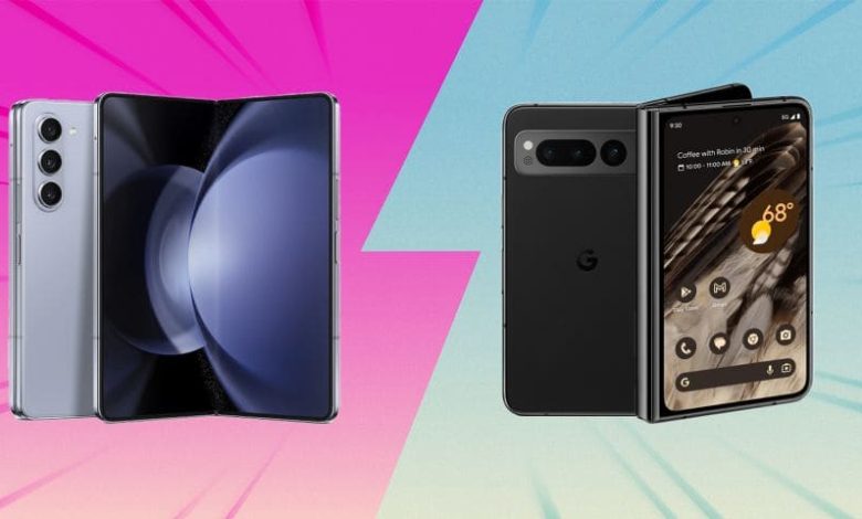 مقارنة Google Pixel Fold vs. Samsung z fold 5 مقارنة Google Pixel Fold vs. Samsung z fold 5