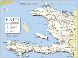 خريطة هايتي