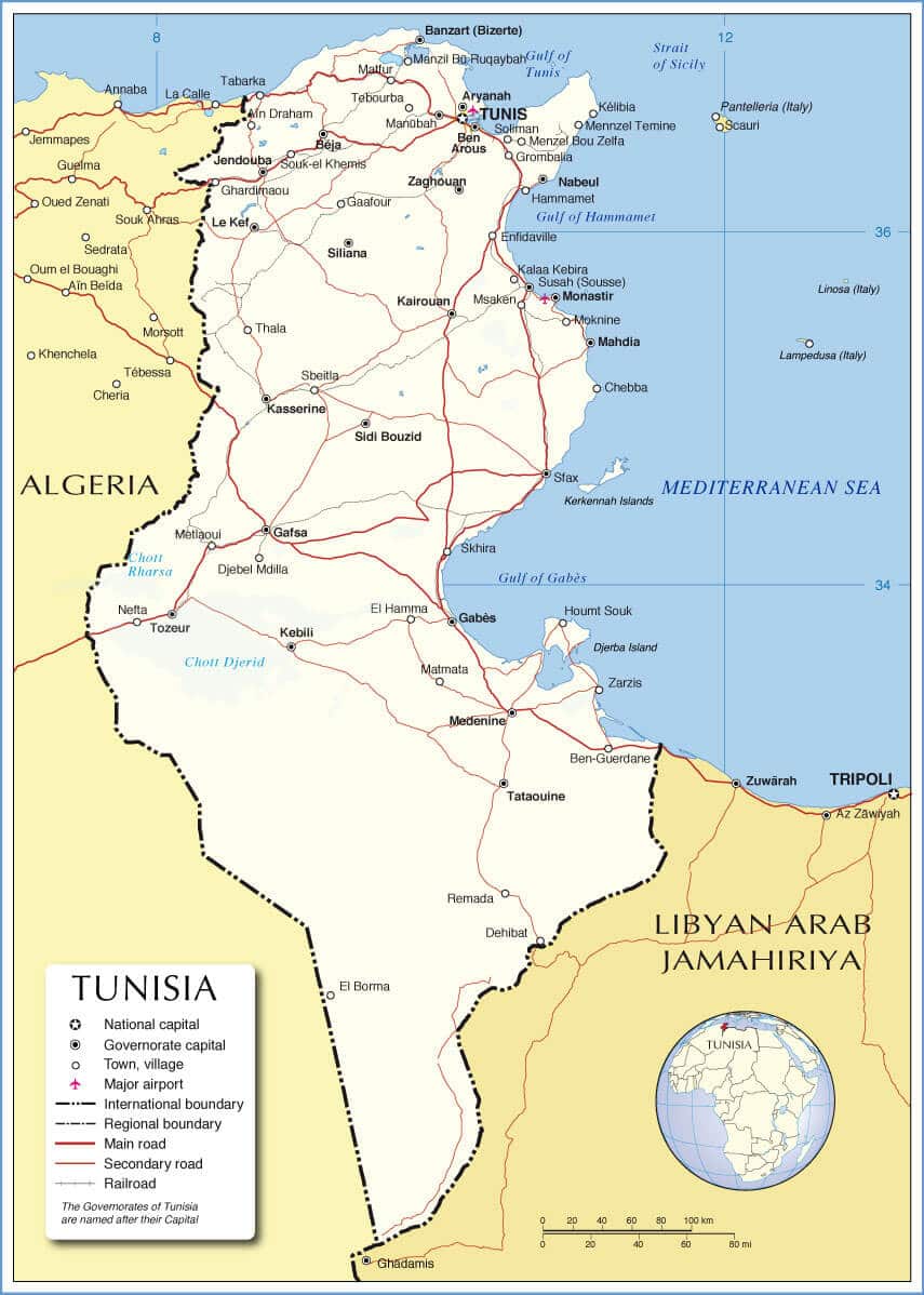 عدد سكان تونس 2021 والترتيب العالمي لتونس من حيث الكثافة السكانية - سوفت  أرابيا