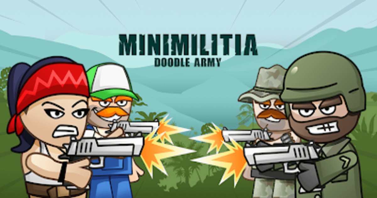 لعبة Mini Militia - Doodle Army 2